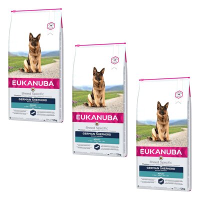Karma dla psa EUKANUBA Adult German Shepherd 3 x 12 kg