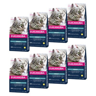 Karma dla kota EUKANUBA Adult Kurczak 8 x 2 kg