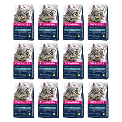 Karma dla kota EUKANUBA Adult Kurczak 12 x 2 kg