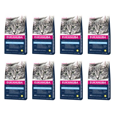 Karma dla kota EUKANUBA Sterilised/Weight Control Kurczak 8 x 2 kg
