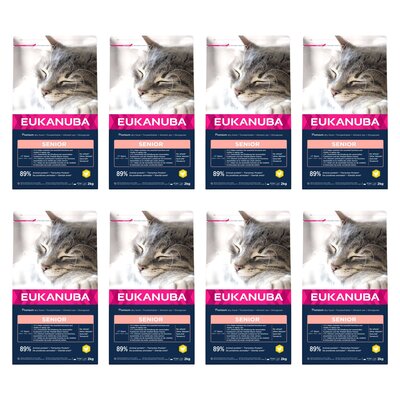 Karma dla kota EUKANUBA Dla Starszych Kotów Kurczak 8 x 2 kg
