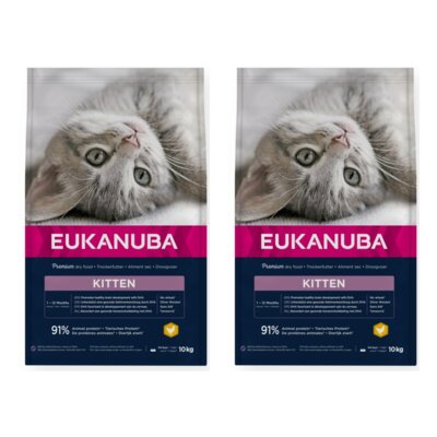 Karma dla kota EUKANUBA Kitten Kurczak 2 x 10 kg