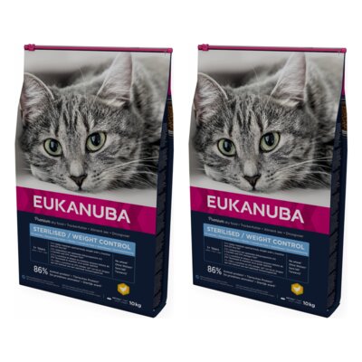 Karma dla kota EUKANUBA Kurczak 2 x 10 kg