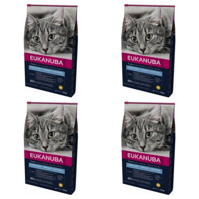 Karma dla kota EUKANUBA Kurczak 4 x 10 kg