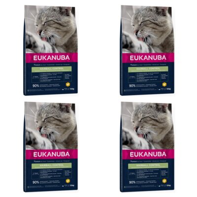 Karma dla kota EUKANUBA Hairball Control 4 x 10 kg