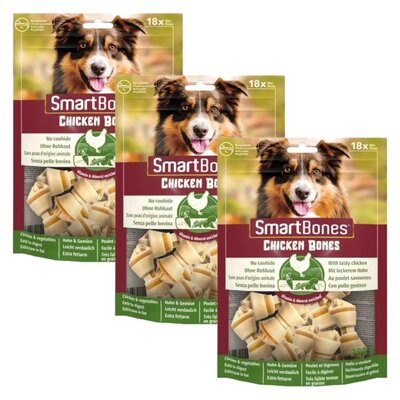 Przysmak dla psa SMART BONES Chicken Bones Mini (54 szt.) 3 x 288 g