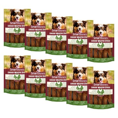 Przysmak dla psa SMART BONES Chicken Wrap Sticks Medium (50 szt.) 10 x 125 g