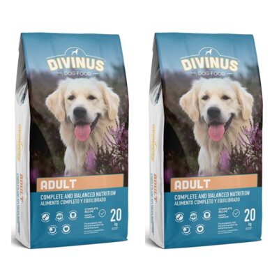 Karma dla psa DIVINUS Adult Mięsny 2 x 20 kg