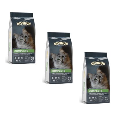 Karma dla kota DIVINUS Cat Complete Kurczak 3 x 20 kg