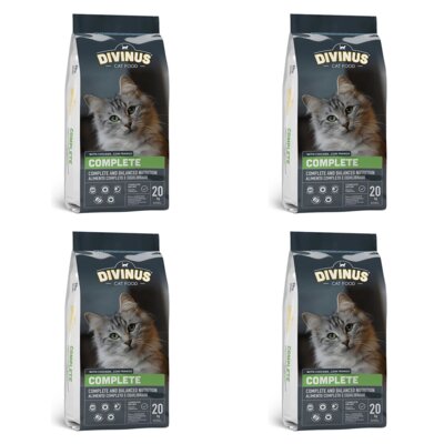 Karma dla kota DIVINUS Cat Complete Kurczak 4 x 20 kg