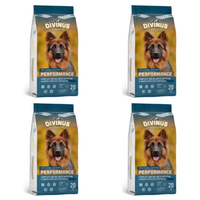 Karma dla psa DIVINUS Performance Kurczak 4 x 20 kg