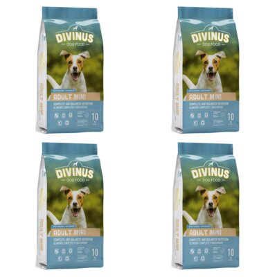 Karma dla psa DIVINUS Adult Mini Kurczak 4 x 10 kg