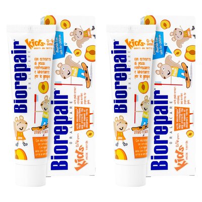 Pasta do zębów BIOREPAIR Junior Kids Brzoskwinia 50 ml 2 szt.