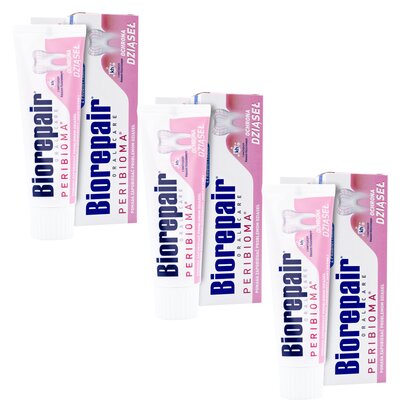 Pasta do zębów BIOREPAIR Ochrona dziąseł 75 ml 3 szt.
