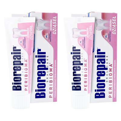 Pasta do zębów BIOREPAIR Ochrona dziąseł 75 ml 2 szt.