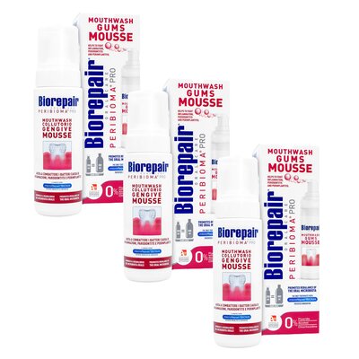 Pianka do higieny jamy ustnej BIOREPAIR Peribioma 3 x 200 ml