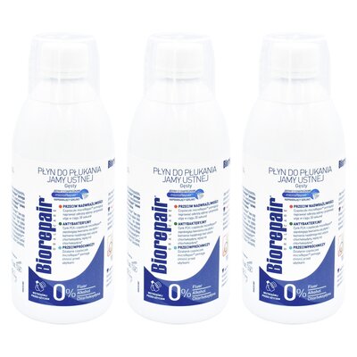 Płyn do płukania jamy ustnej BIOREPAIR Plus 3 x 500 ml
