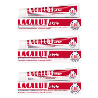 Pasta do zębów LACALUT Active 75 ml 3 szt.