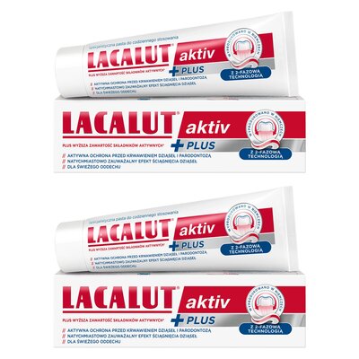 Pasta do zębów LACALUT Active Plus 75 ml 2 szt.