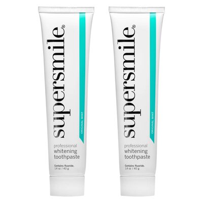 Pasta do zębów SUPERSMILE Original Mint 40 ml 2 szt.