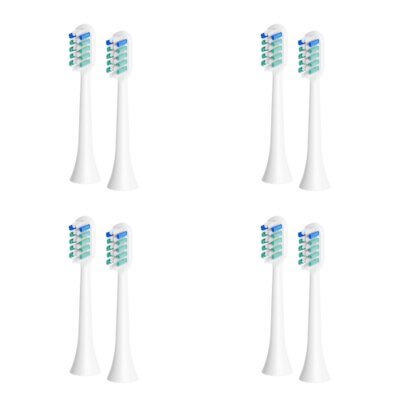 Oryginalna końcówka szczoteczki BEAUTIFLY White Smile (8 szt.) (Dokładna higiena jamy ustnej)