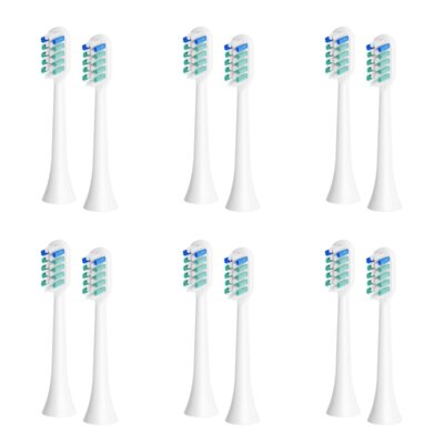 Oryginalna końcówka szczoteczki BEAUTIFLY White Smile (12 szt.) (Dokładna higiena jamy ustnej)