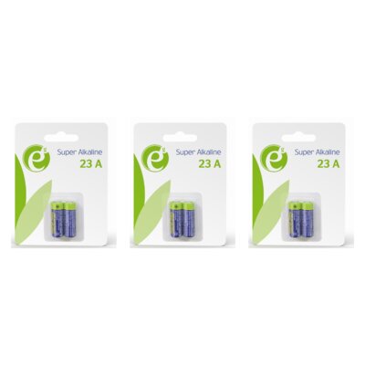 Baterie A23 MN21 GEMBIRD Super Alkaline (6 szt.)