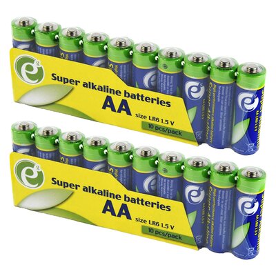 Baterie AA LR6 GEMBIRD Super Alkaline (20 szt.)