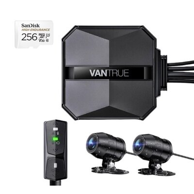 Wideorejestrator VANTRUE F1 Falcon 1 + Karta pamięci SANDISK MicroSDXC 256GB