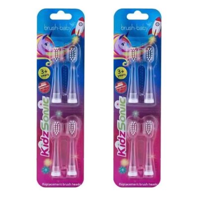 Końcówka szczoteczki BRUSH-BABY KidzSonic (8 szt.)