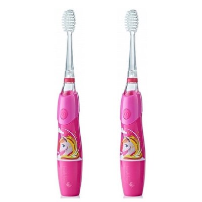 Szczoteczka soniczna BRUSH-BABY KidzSonic Jednorożec (2 sztuki)