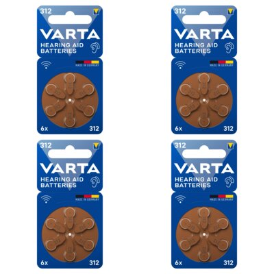 Baterie PR41 VARTA 312 (24 szt.)