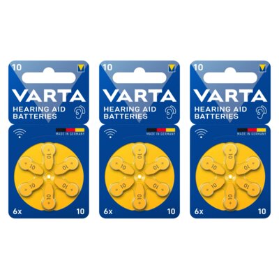 Baterie PR70 VARTA 10 (18 szt.)