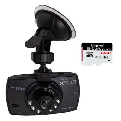 Wideorejestrator EXTREME Guard XDR101 + Karta pamięci KINGSTON Endurance microSDHC 32GB