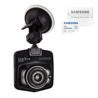 Wideorejestrator EXTREME Sentry XDR102 + Karta pamięci SAMSUNG Pro Endurance microSDHC 32GB + Adapter