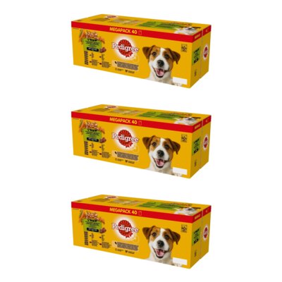 Karma dla psa PEDIGREE Adult Mix smaków (120 x 100 g)