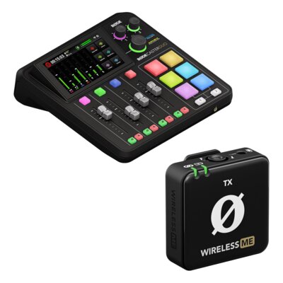 Interfejs audio RODE Caster Duo + Nadajnik RODE Wireless Me