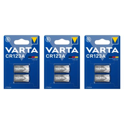 Baterie CR123A VARTA (6 szt.)