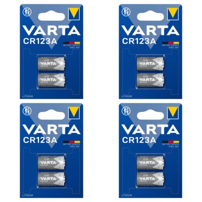 Baterie CR123A VARTA (8 szt.)