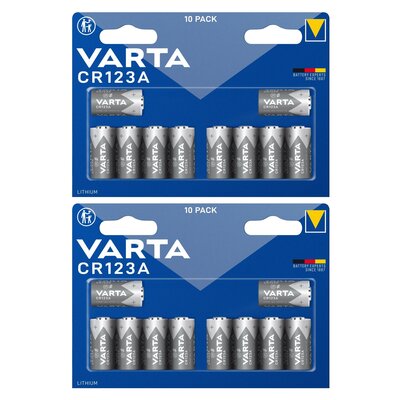 Baterie CR123A VARTA (20 szt.)