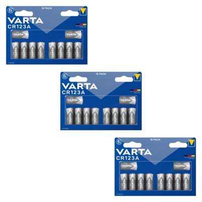 Baterie CR123A VARTA (30 szt.)