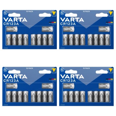 Baterie CR123A VARTA (40 szt.)