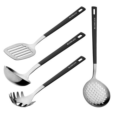 Zestaw akcesoriów kuchennych GERLACH Ambiente 4 elementy (chochla, łopatka, łyżka cedzakowa, łyżka do makaronu)