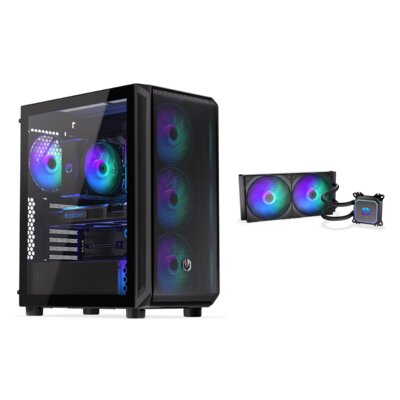 Obudowa ENDORFY Arx 500 ARGB + Chłodzenie wodne ENDORFY Navis F280 ARGB