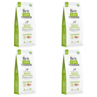 Karma dla psa BRIT CARE Dog Sustainable Medium Kurczak i owady 4 x 12 kg