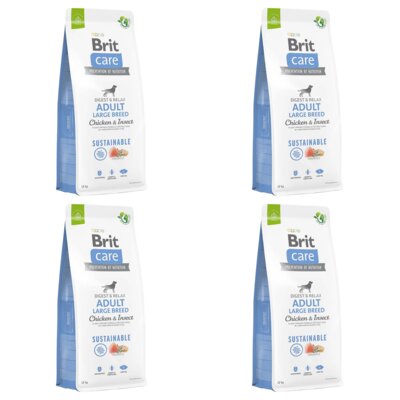 Karma dla psa BRIT Care Adult Large Breed Kurczak i Owady 4 x 12 kg