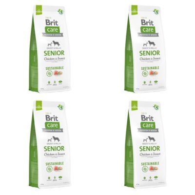 Karma dla psa BRIT CARE Dog Sustainable Senior Kurczak i owady 4 x 12 kg