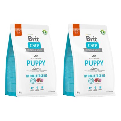Karma dla psa BRIT Care Hypoallergenic Puppy Jagnięcina 2 x 3 kg