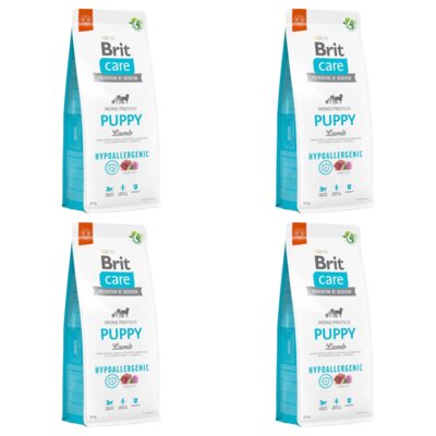 Karma dla psa BRIT Care Hypoallergenic Puppy Jagnięcina z ryżem 4 x 12 kg