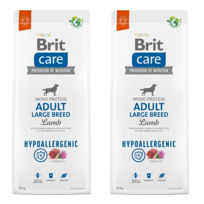 Karma dla psa BRIT Care Hypoallergenic Jagnięcina 2 x 12 kg